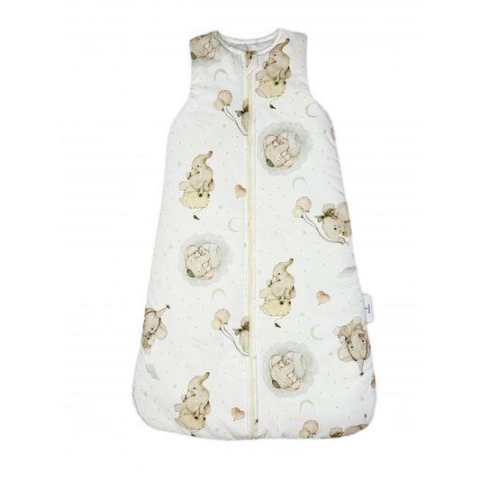 Baumwoll-Schlafsack für Kinder 04 - 18 Monate - Elefanten