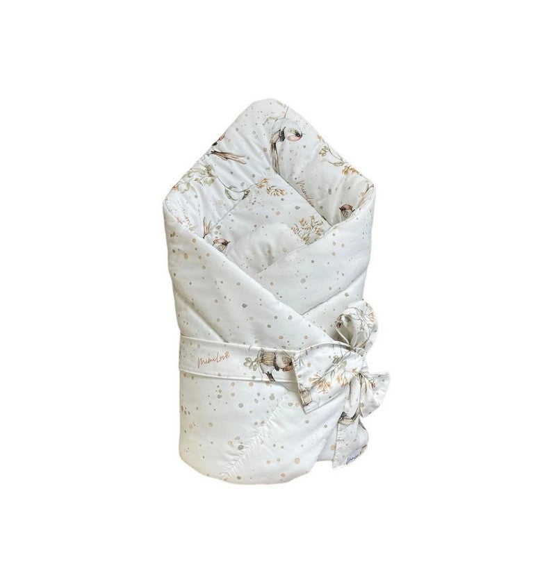 Babyhorn / Babymatte aus Baumwolle Golden Birds