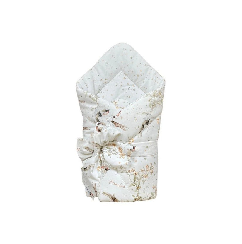 Babyhorn / Babymatte aus Baumwolle Golden Birds