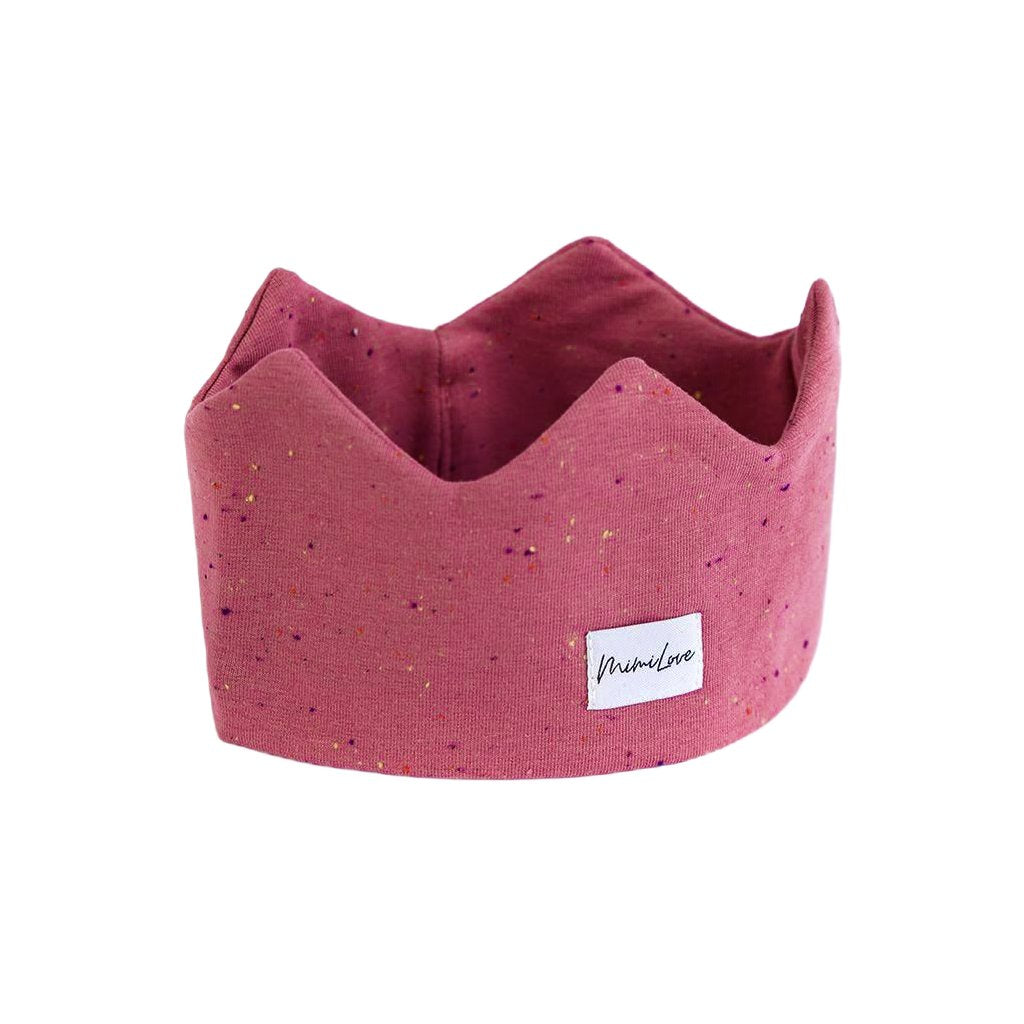 Baumwoll-Stirnband Krone 0 - 6 Monate – Himmbere mit Punkten
