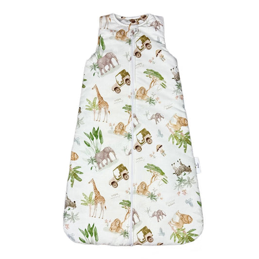 Baumwoll-Schlafsack für Kinder 04 - 18 Monate - Safari