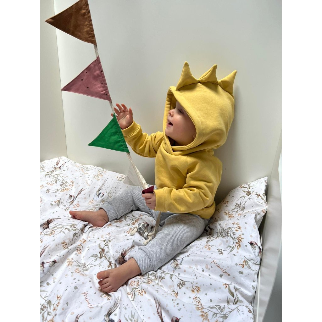 Kinder Hoodie DINO 4 – 5 Jahre Grau