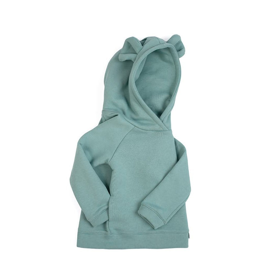 Kinder Hoodie TEDDYBÄR 06 – 12 Monate Aqua