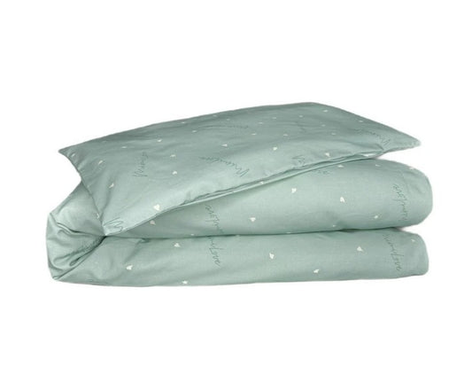 Bettwäsche-Set 140 x 200 cm Aqua Basic