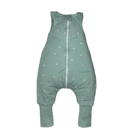 Leichter Schlafsack mit Beinen 09 - 36 Monate - Aqua Basic