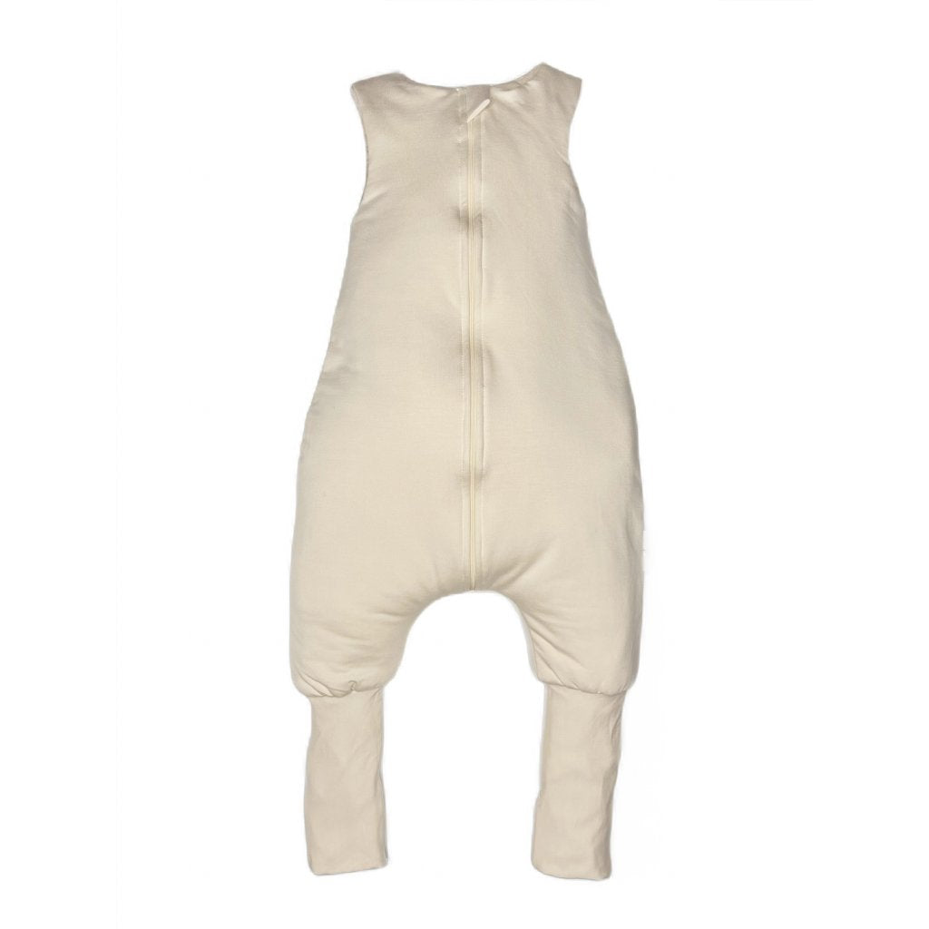 Bambus-Schlafsack mit Beinen für Kinder 3 - 5 Jahre Beige