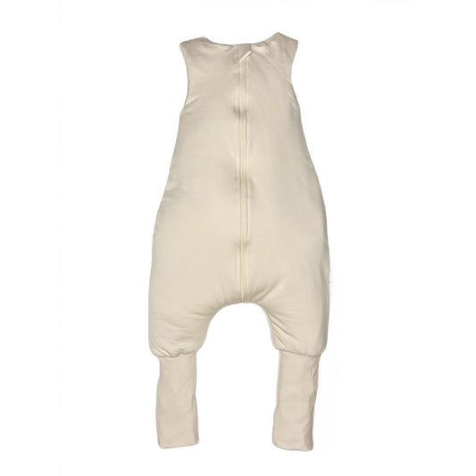 Bambus-Schlafsack mit Beinen für Kinder 3 - 5 Jahre Beige