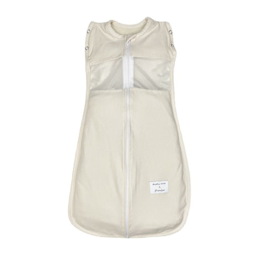 Swaddler (Schlafsack mit Netzteil) Beige