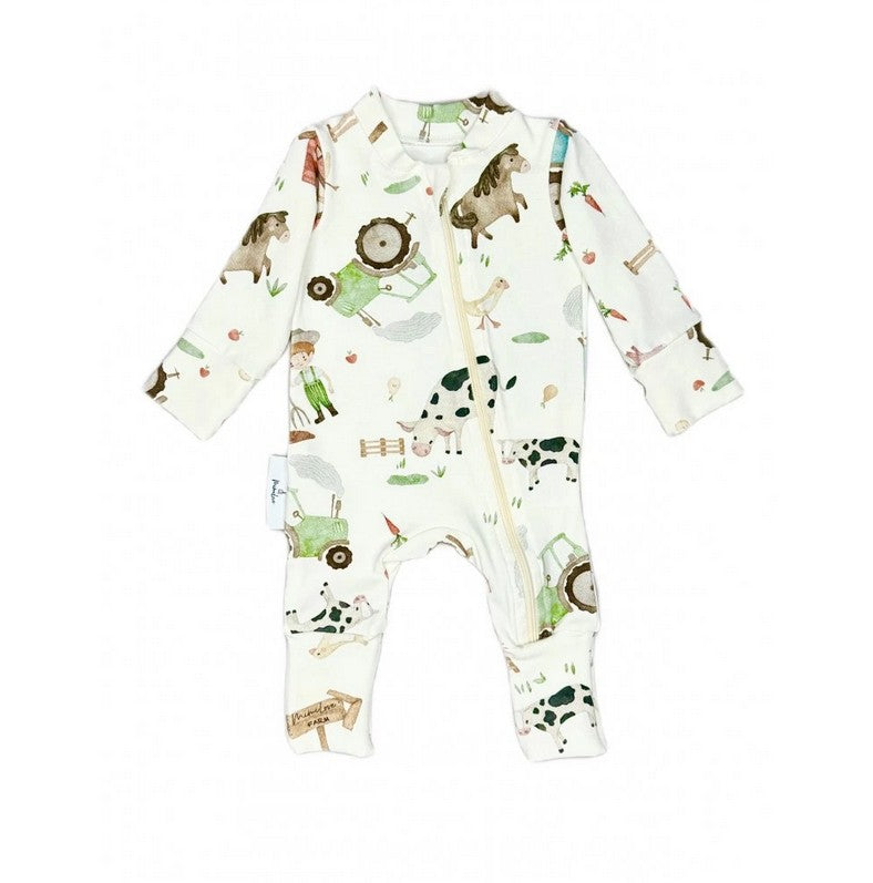 Baumwoll-Overall für Kleinkinder Farmer
