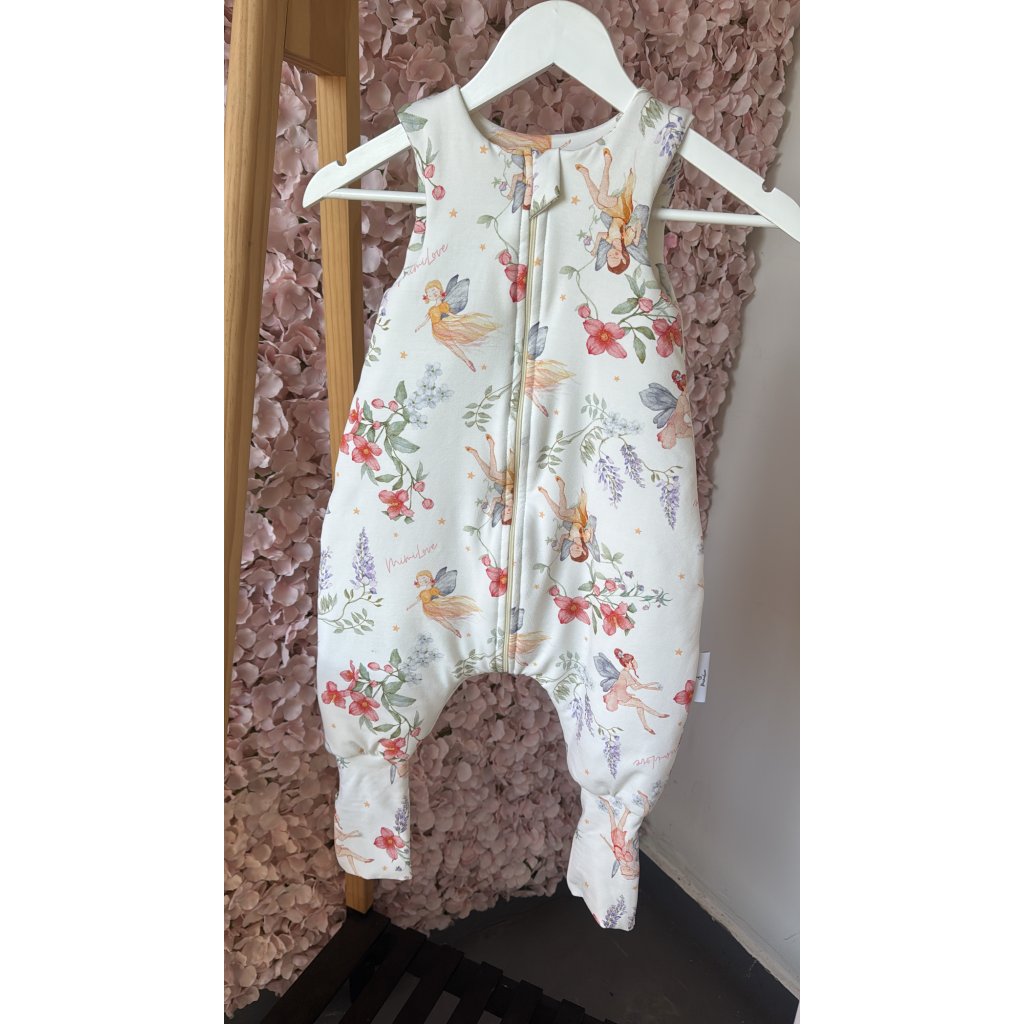 Leichter Schlafsack mit Beinen 09 - 36 Monate - Feen