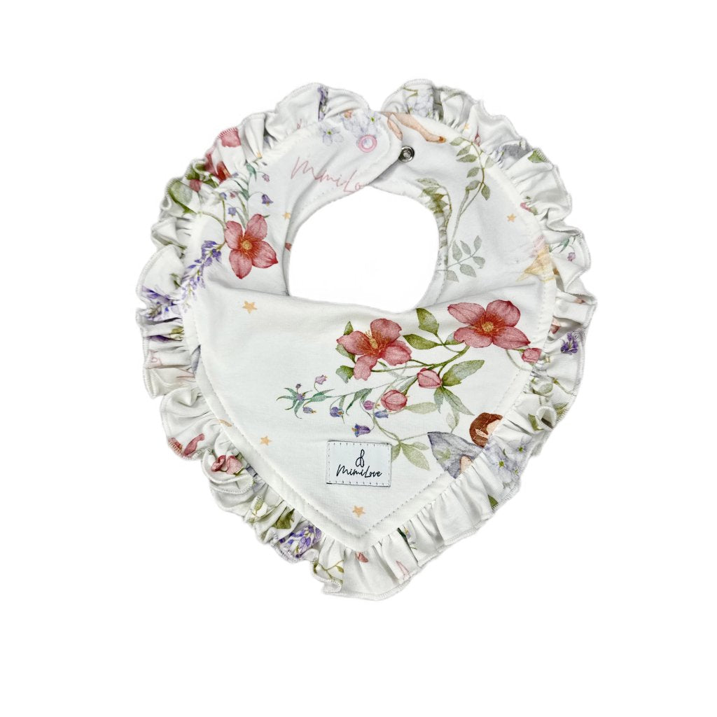 Baby Lätzchen mit Rüschen - Feen