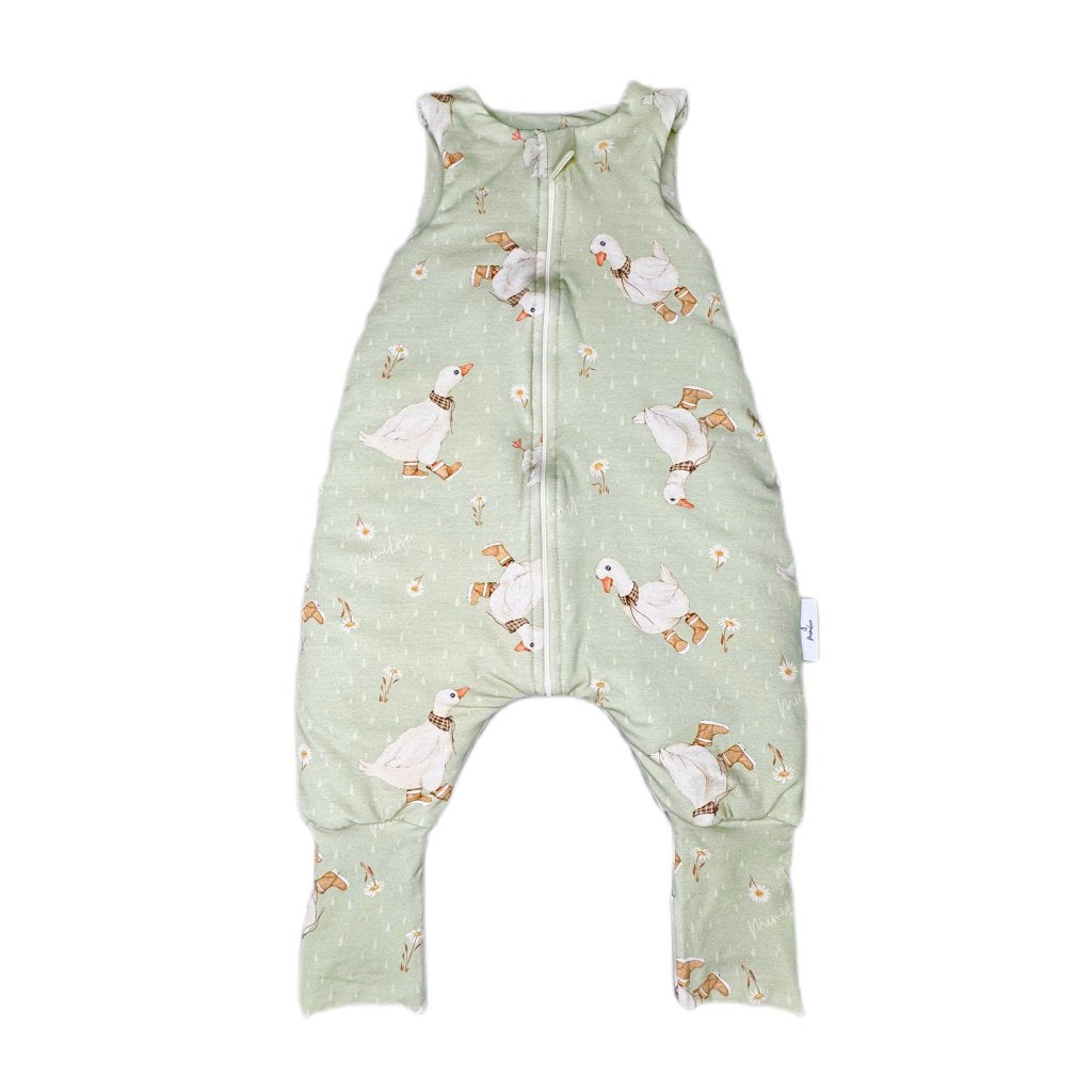 Leichter Schlafsack mit Beinen 3 - 5 Jahre - Gänse