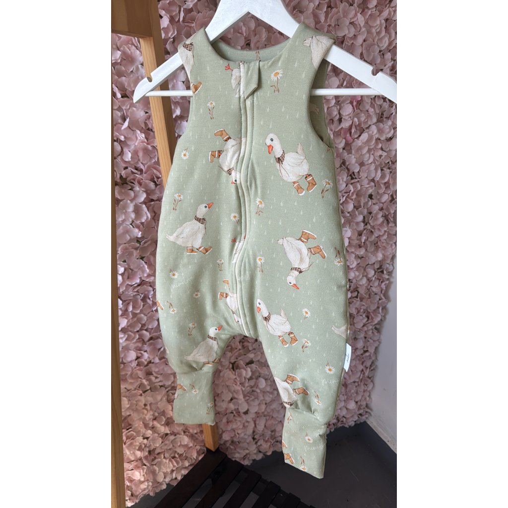 Leichter Schlafsack mit Beinen 3 - 5 Jahre - Gänse
