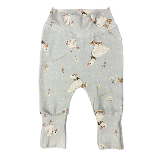 Pumphose für Baby 1 - 3 Monate GÄNSE Grau