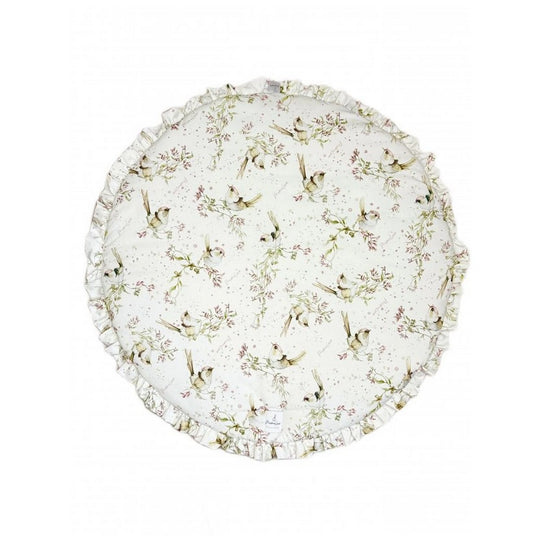 Spieldecke Golden Birds Rosa / Puderrosa