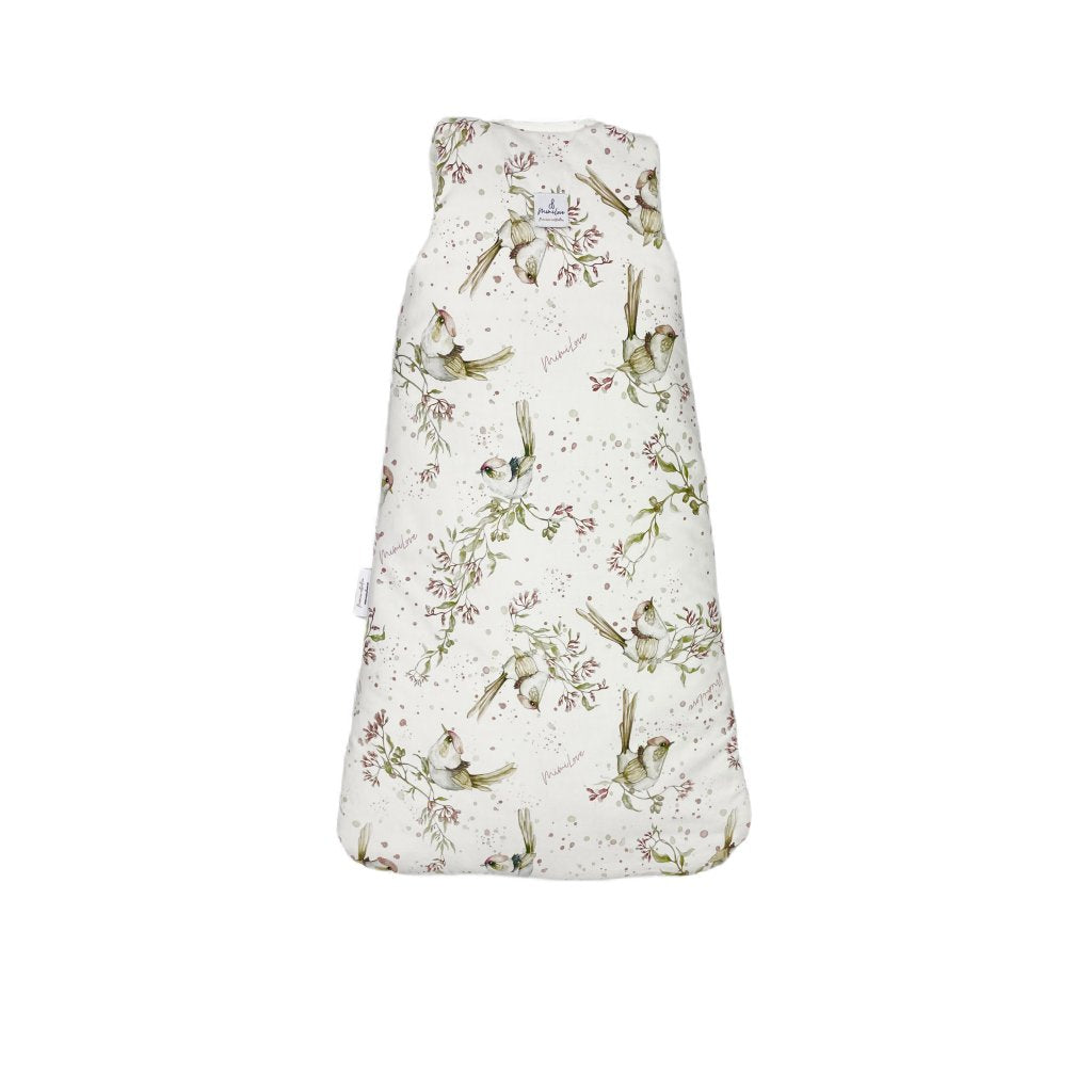 Baumwoll-Schlafsack für Kinder 04 - 18 Monate - Golden Birds Rosa