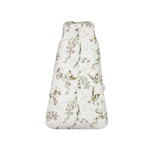 Baumwoll-Schlafsack für Kinder 04 - 18 Monate - Golden Birds Rosa