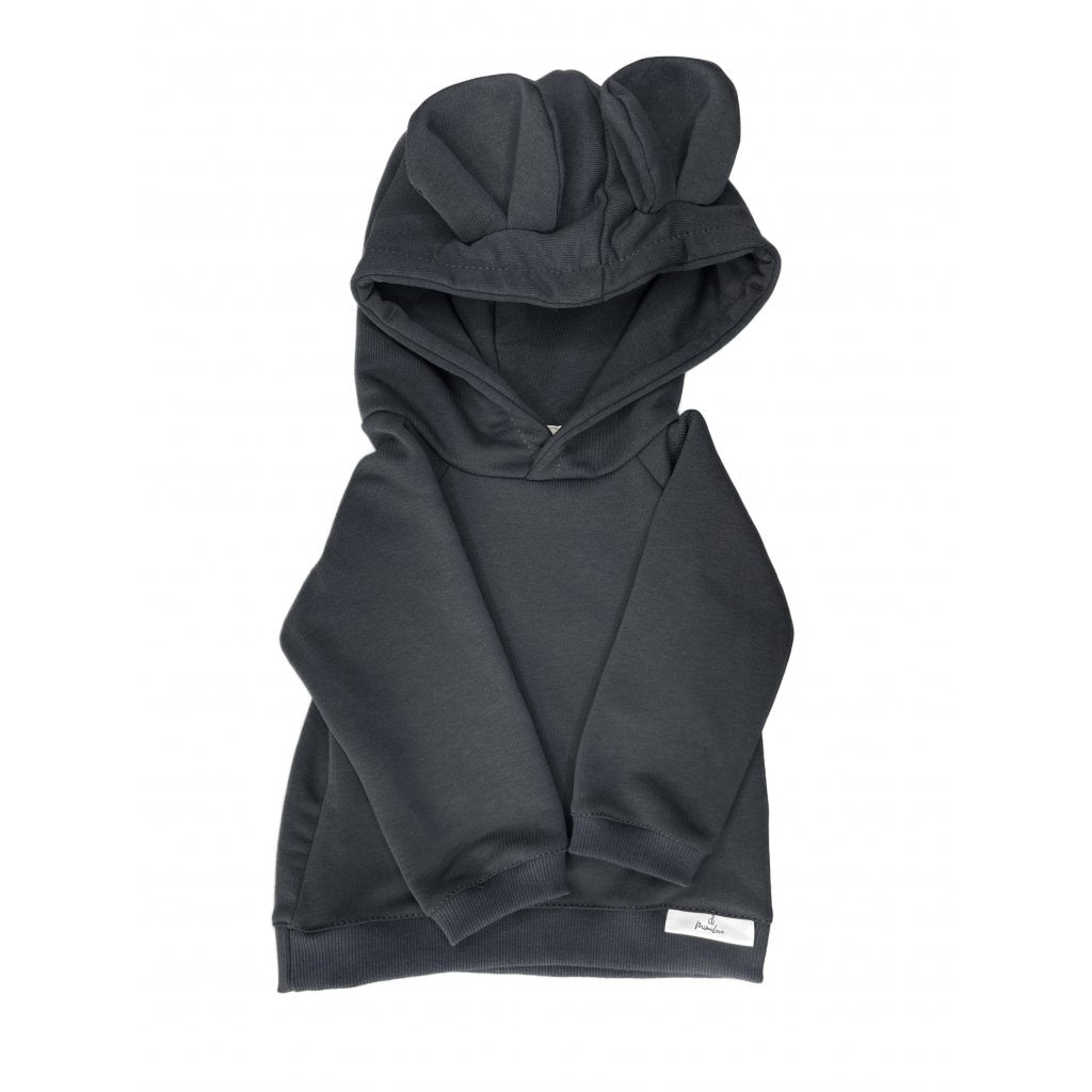 Kinder Hoodie TEDDYBÄR 12 – 24 Monate Graphit