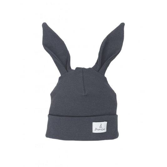 Übergangsmütze Hase Graphit