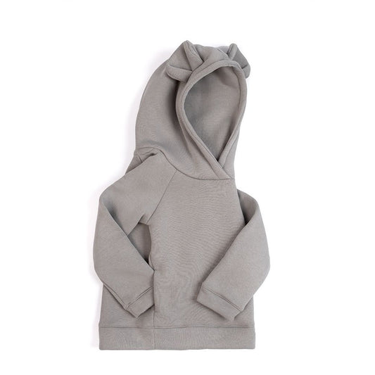 Kinder Hoodie TEDDYBÄR 4 – 5 Jahre Grau
