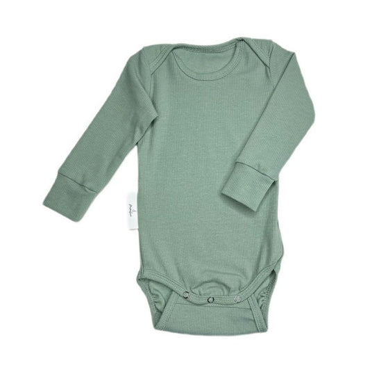 Baby Langarmbody SALBEI
