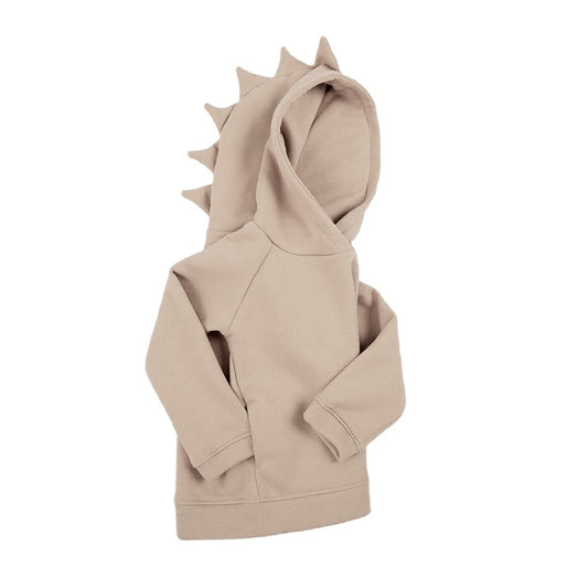Kinder Hoodie DINO 6 - 7 Jahre Hellbeige