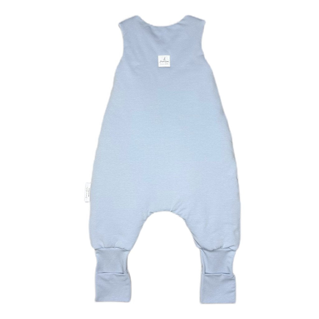 Baumwoll-Schlafsack mit Beinen für Kinder 09 - 36 Monate - Hellblau