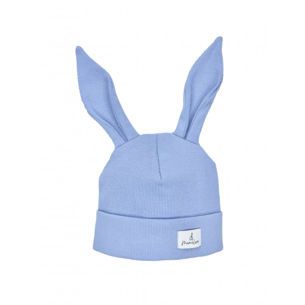 Übergangsmütze Hase Hellblau