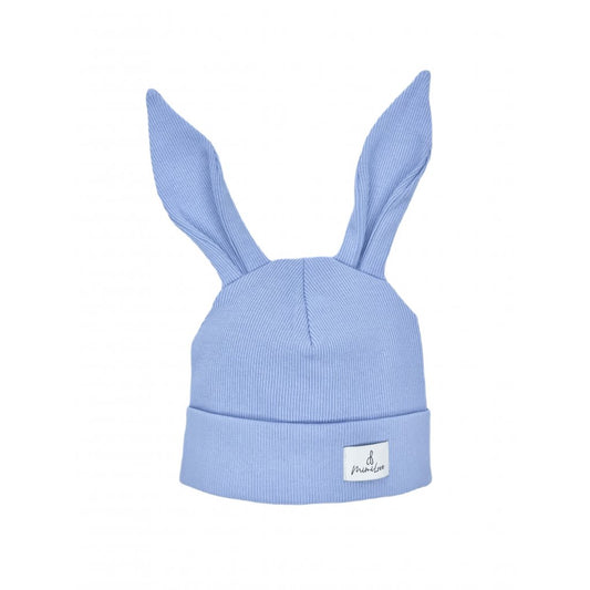 Übergangsmütze Hase Hellblau