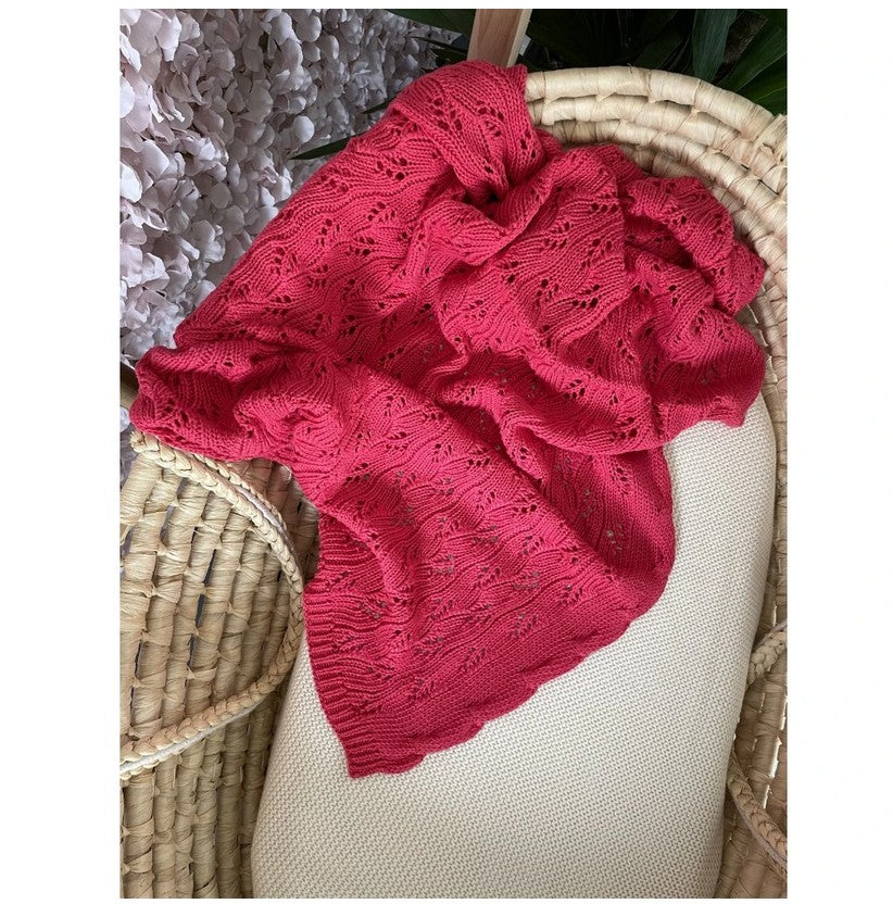 Durchbrochene Decke Romance Dunkle Himbeere