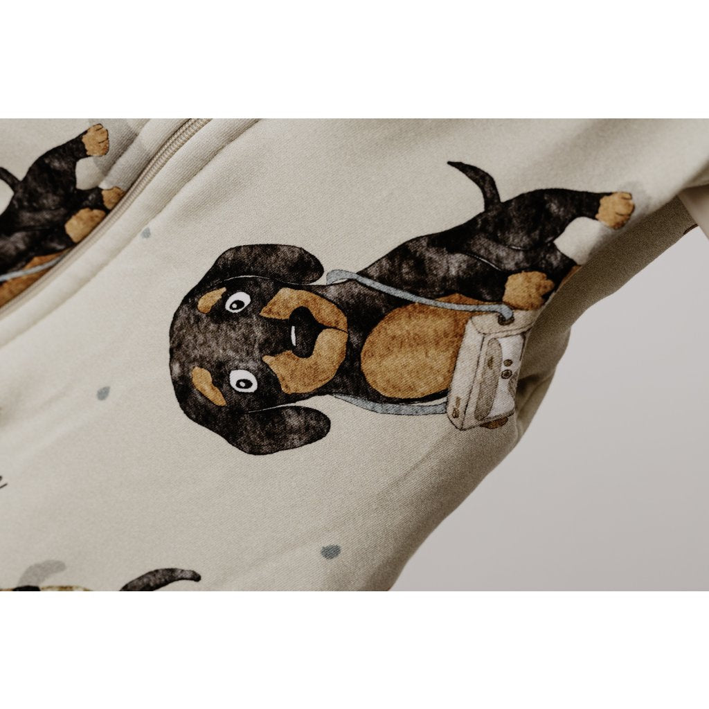 Leichter Schlafsack mit Beinen 3 - 5 Jahre - Hunde