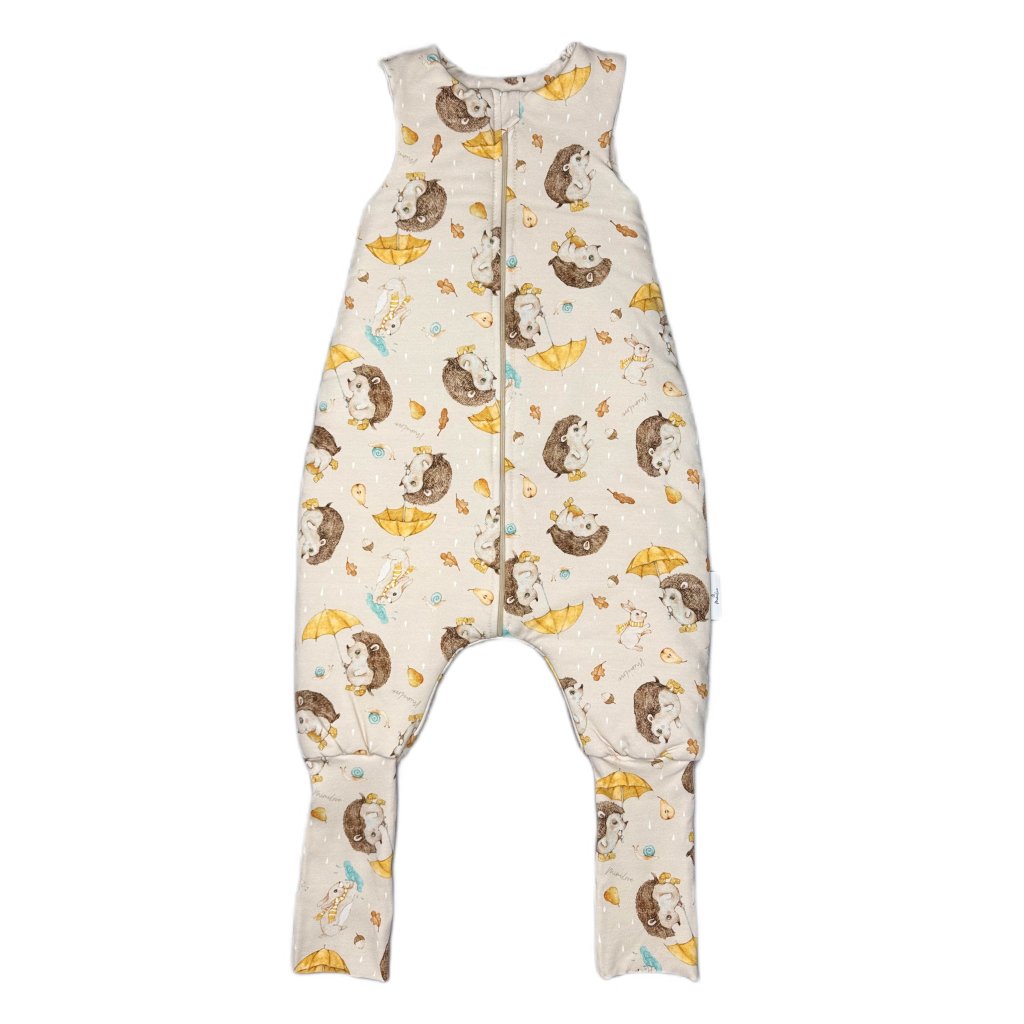 Leichter Schlafsack mit Beinen 3 - 5 Jahre - Igel