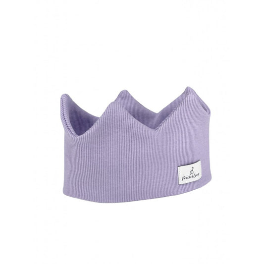 Baumwoll-Stirnband Krone 6 - 12 Monate - Lavendel