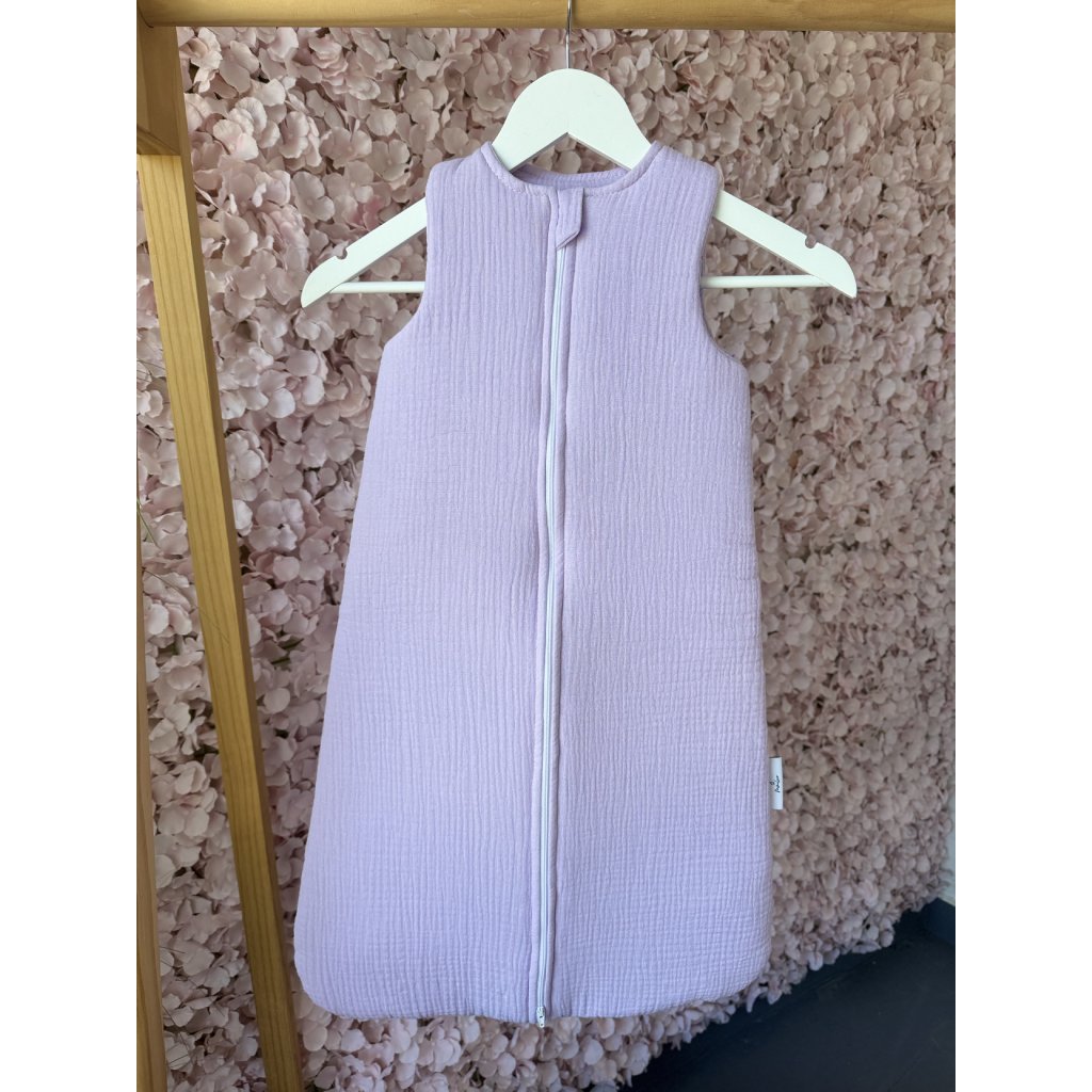 Musselin Schlafsack 2.5 TOG mit Füllung 04 - 18 Monate - Lavendel