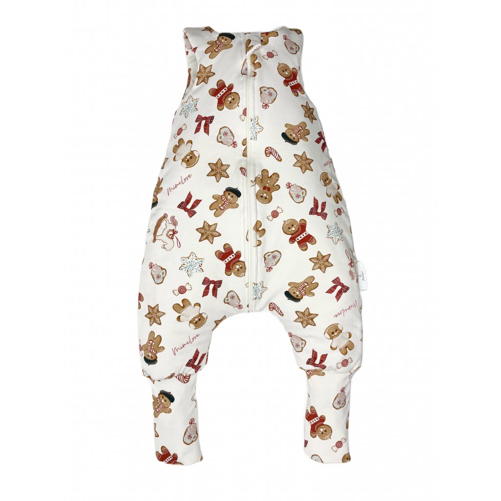 Leichter Schlafsack mit Beinen 09 - 36 Monate - Lebkuchen LIMITED EDITION
