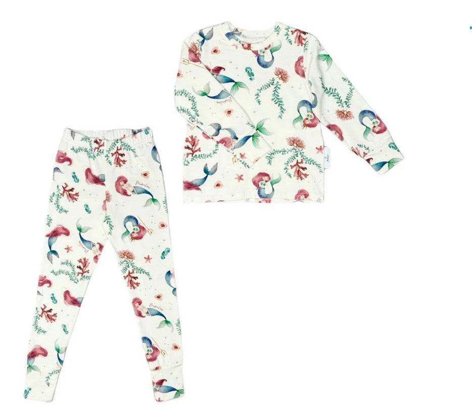 Langarm-Pyjama Meerjungfrau