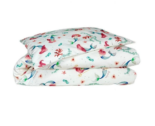 Bettwäsche-Set 140 x 200 cm Meerjungfrau