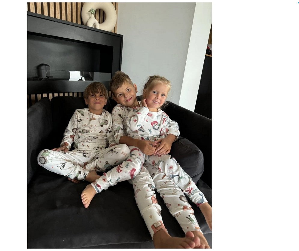 Langarm-Pyjama Hunde