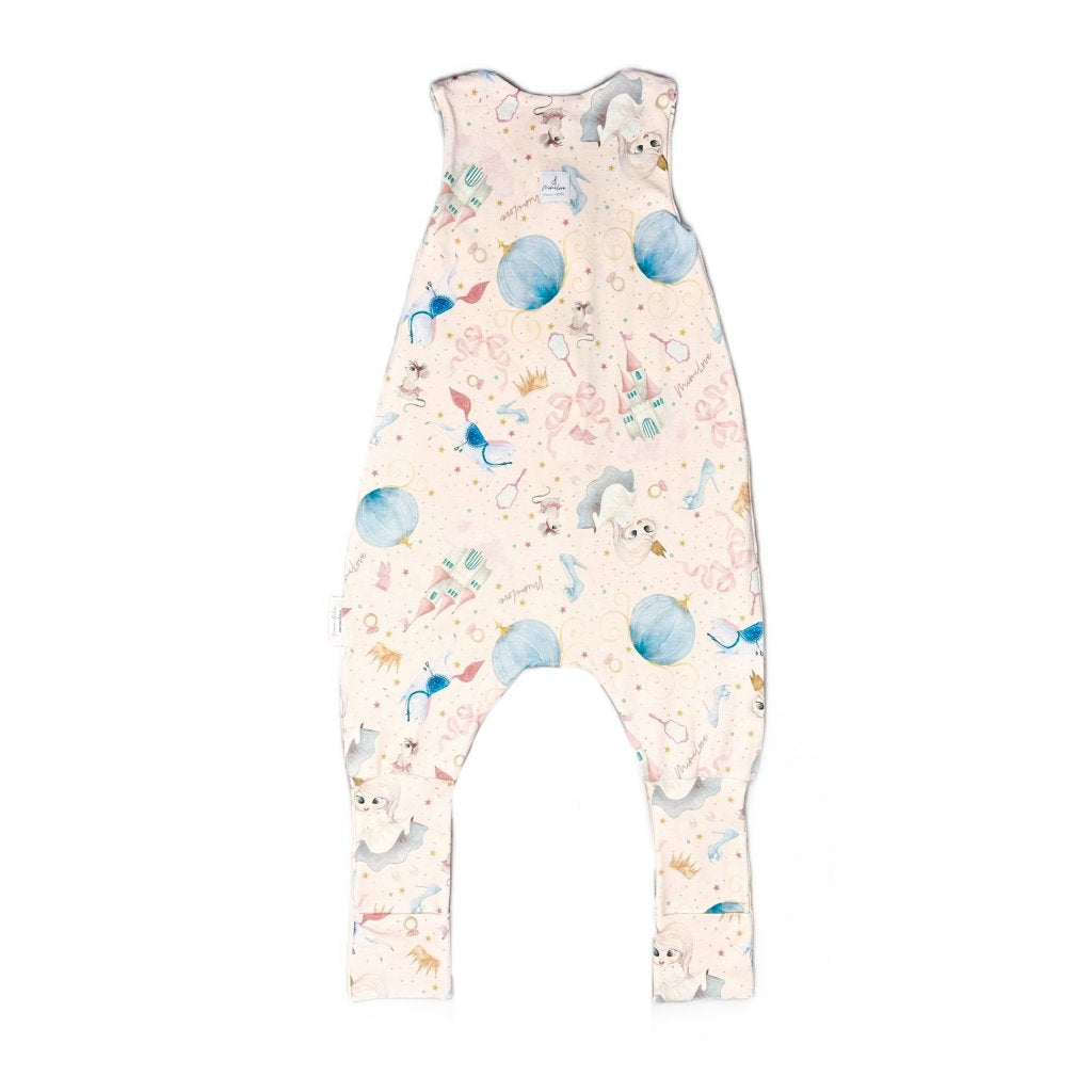 Leichter Schlafsack mit Beinen 3 - 5 Jahre - Prinzessin