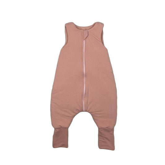 Bambus-Schlafsack mit Beinen – für Kinder 09 - 36 Monate Puderrosa
