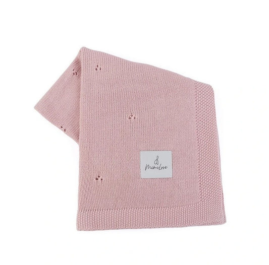 Durchbrochene Decke Love Puderrosa