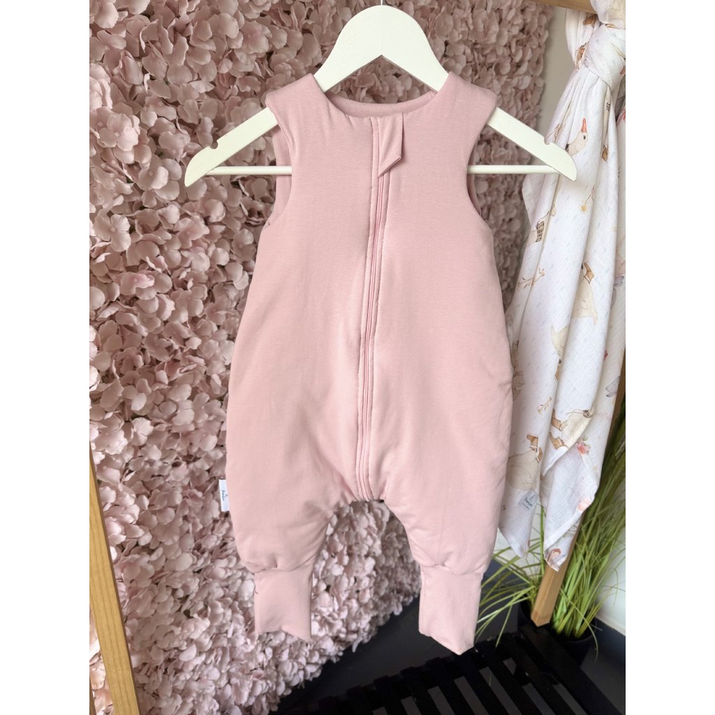 Baumwoll-Schlafsack mit Beinen für Kinder 09 - 36 Monate - Rosa