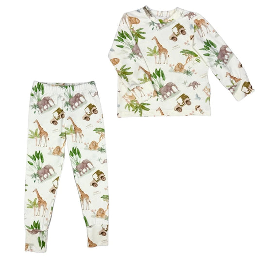 Langarm-Pyjama Safari