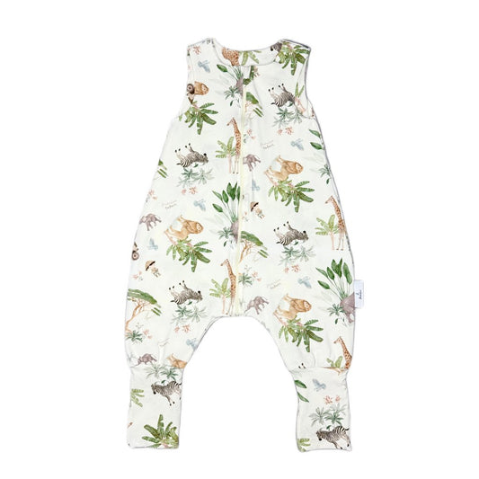 Leichter Schlafsack mit Beinen 09 - 36 Monate - Safari