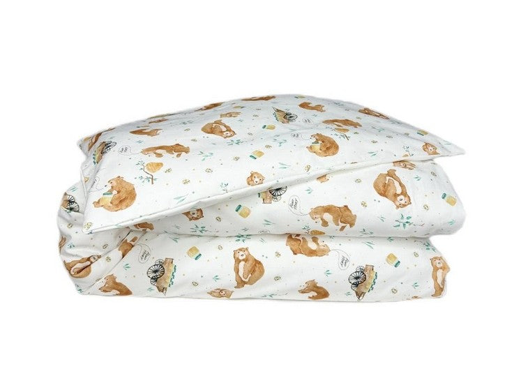 Bettwäsche-Set 140 x 200 cm Teddybär