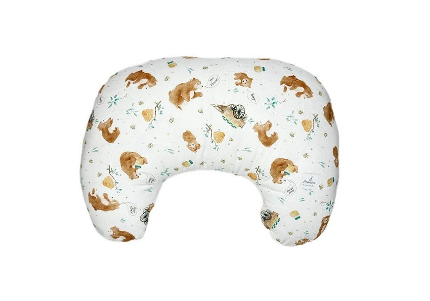 Baumwoll-Stillkissen Teddybär