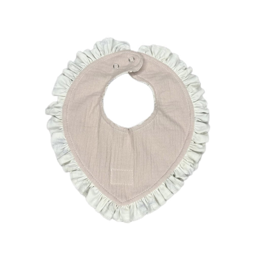 Baby Lätzchen mit Rüschen - Igel