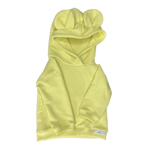 Kinder Hoodie TEDDYBÄR 2 – 3 Jahre Limone LIMITED EDITION
