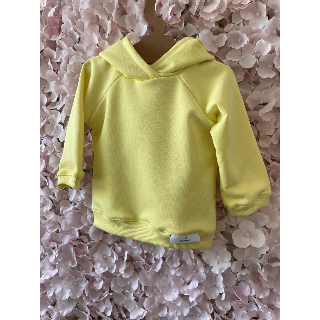Kinder Hoodie TEDDYBÄR 2 – 3 Jahre Limone LIMITED EDITION